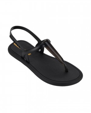 Ipanema Glossy Sandal Black / Black | TKASQ-6895