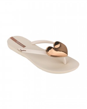 Ipanema Wave Heart Beige / Brown | WZGEX-1869