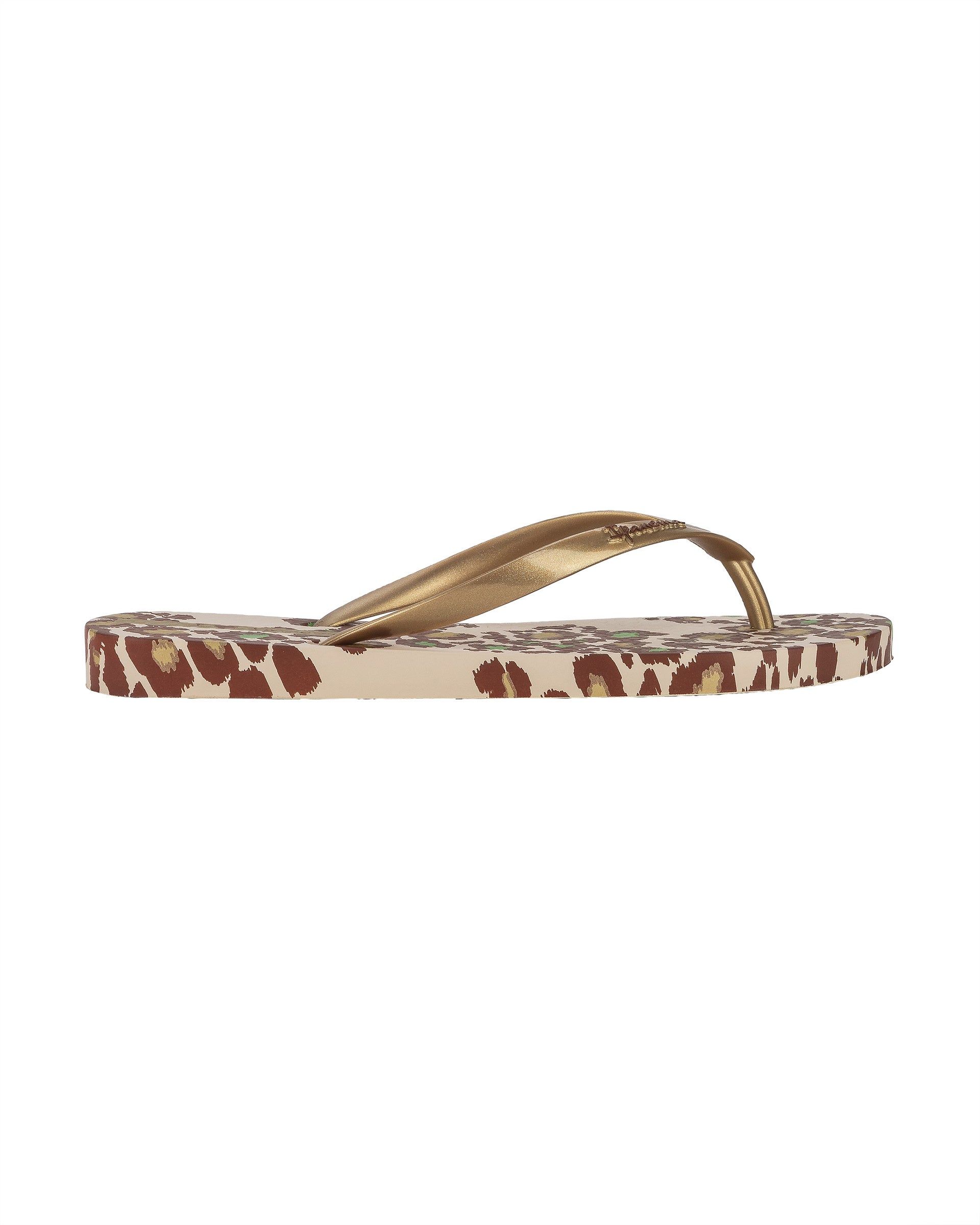 Ipanema Animal Print Beige / Gold | QZEBU-4921