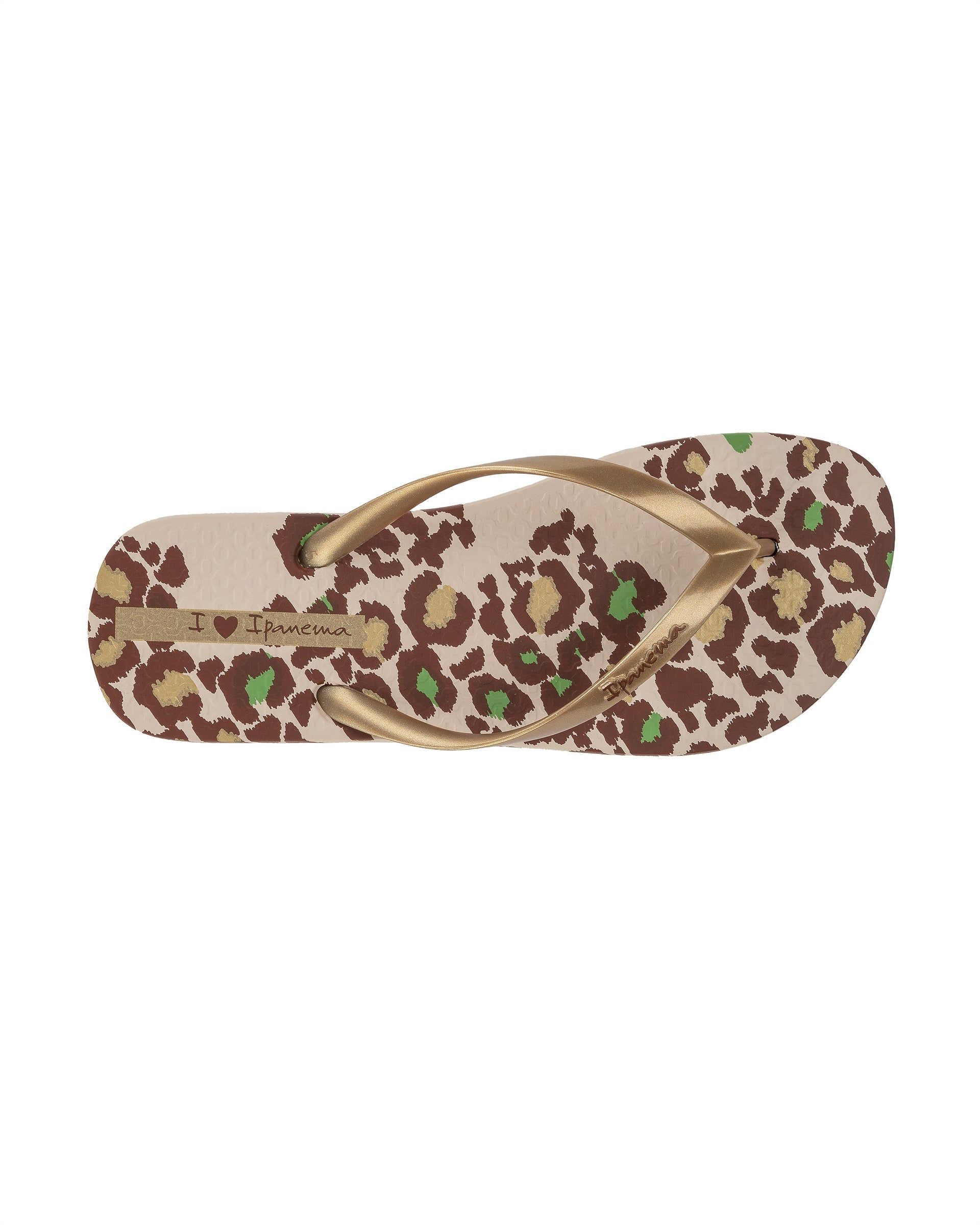 Ipanema Animal Print Beige / Gold | QZEBU-4921