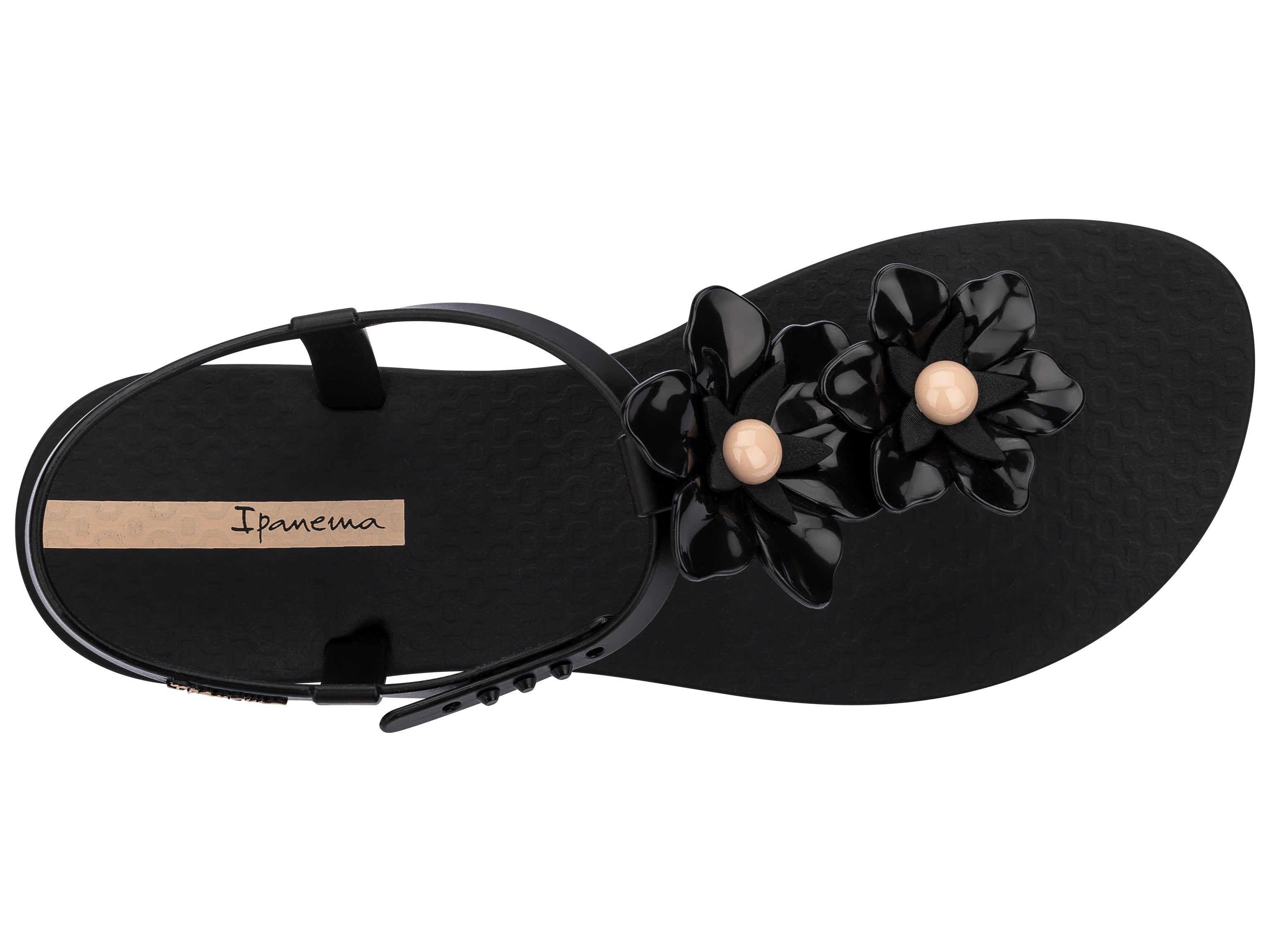 Ipanema Duo Flowers Black / Beige | QUIHM-2704