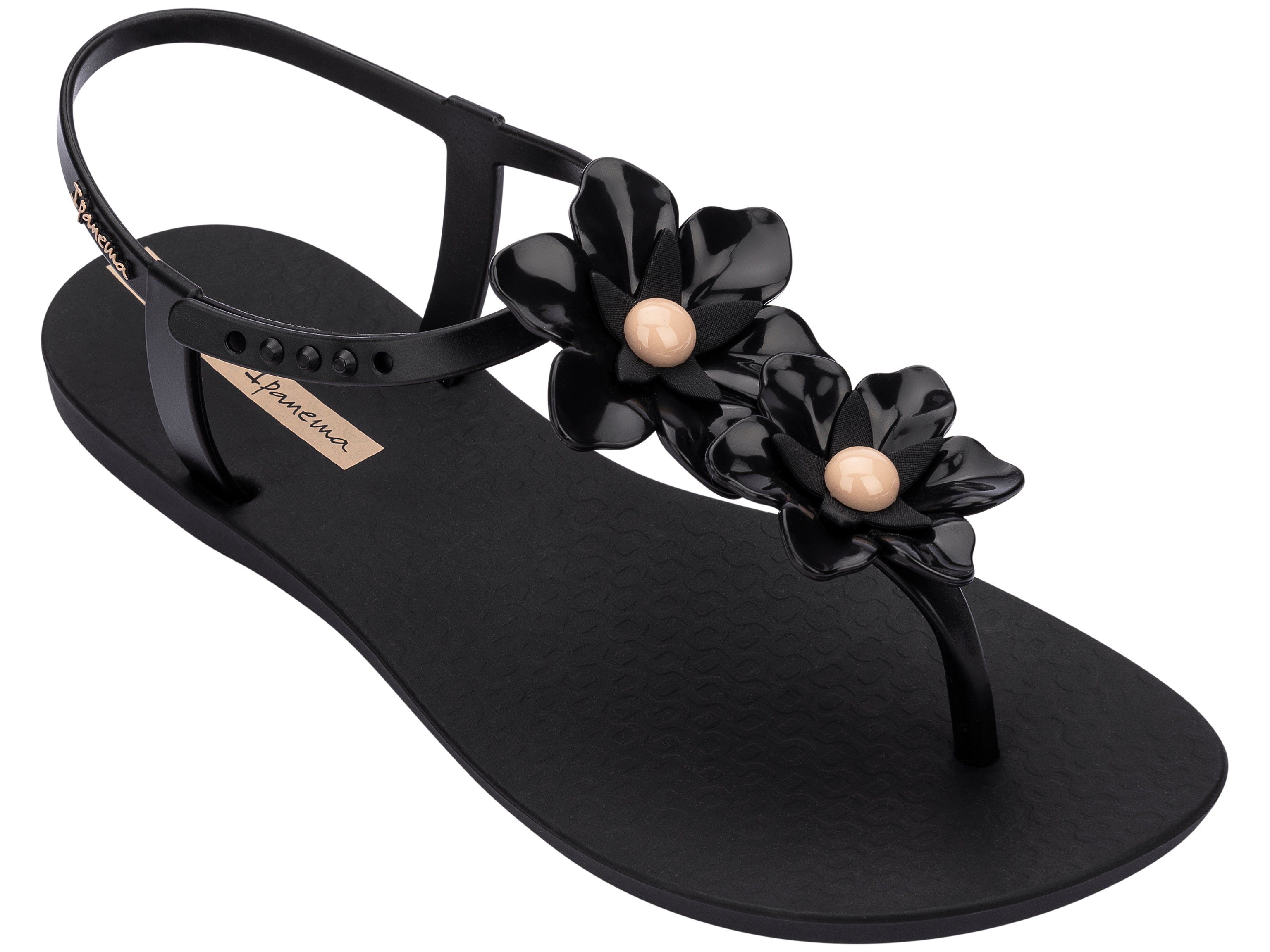 Ipanema Duo Flowers Black / Beige | QUIHM-2704