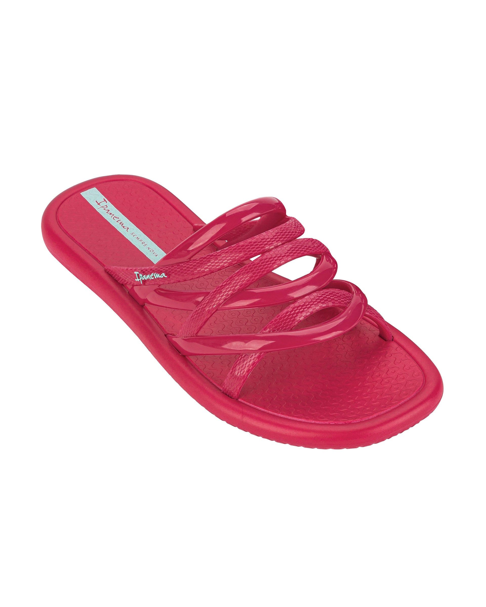 Ipanema Meu Sol Slide Dark Pink / Green | KAZJW-0413