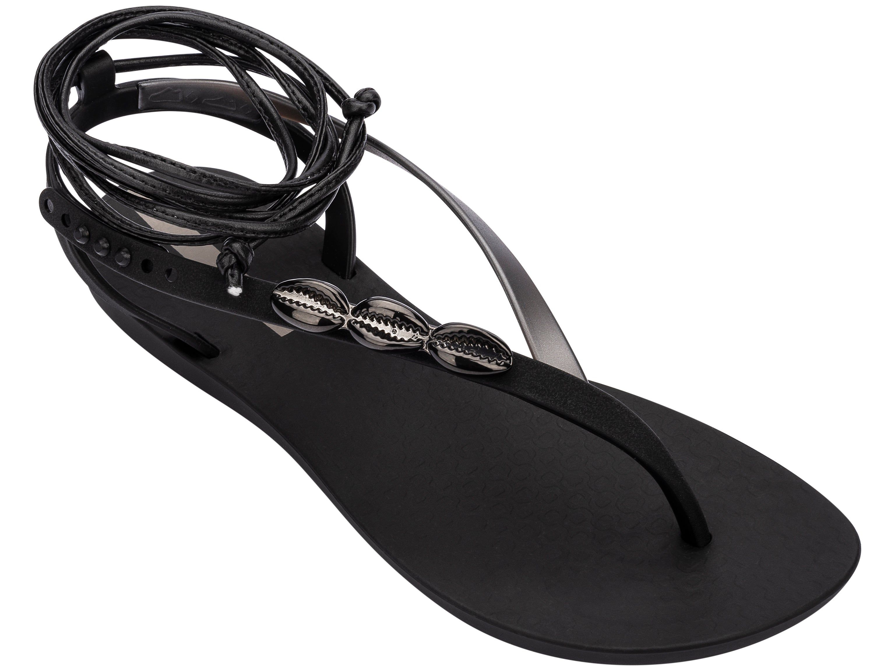 Ipanema Salty Strappy Black / Silver | SHPIC-9613