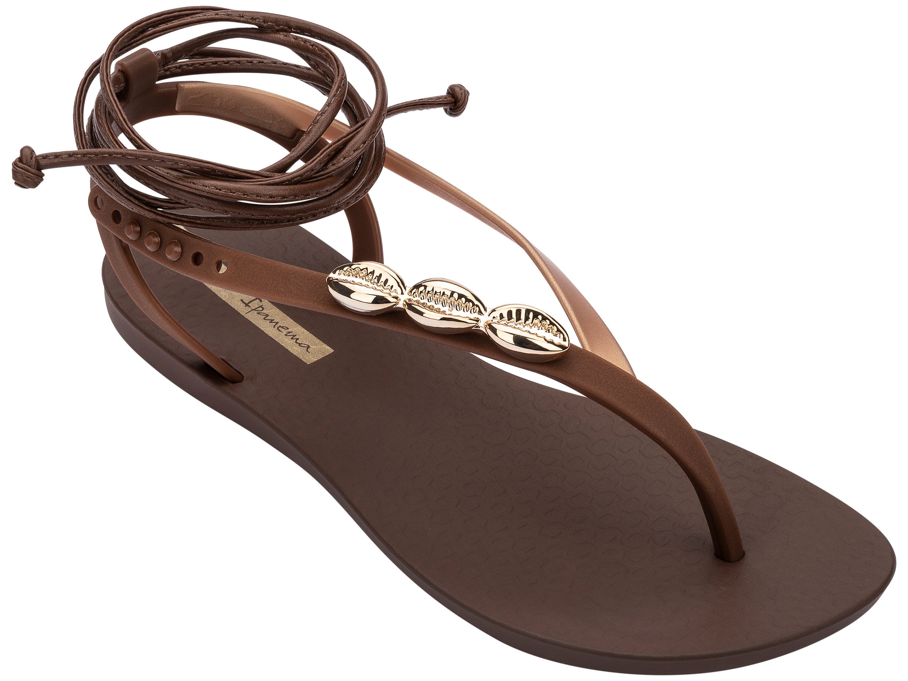 Ipanema Salty Strappy Brown / Gold | GPNCQ-4062